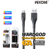 WeKome WDC-152 Wargod Series 6A Data Cable(Micro, Type-C, iPh)